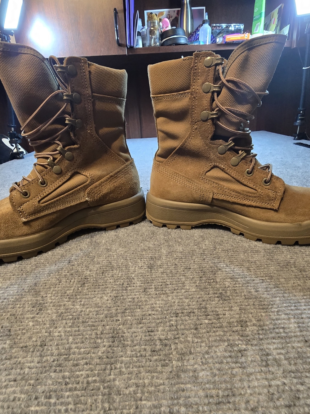 Belleville FAFTWC Women’s Military Combat Flight Boots 5 RF Gore-Tex Coyote USA
